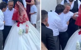 Kızını gelinlikle evden uğurluyordu, o esnada hiç beklenmedik bir şey oldu