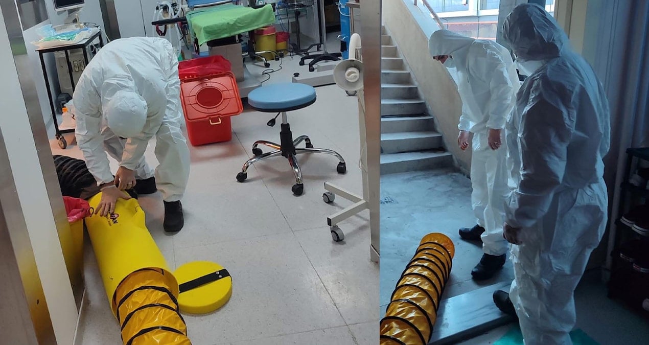 Hastanede korku dolu anlar! AFAD harekete geçti