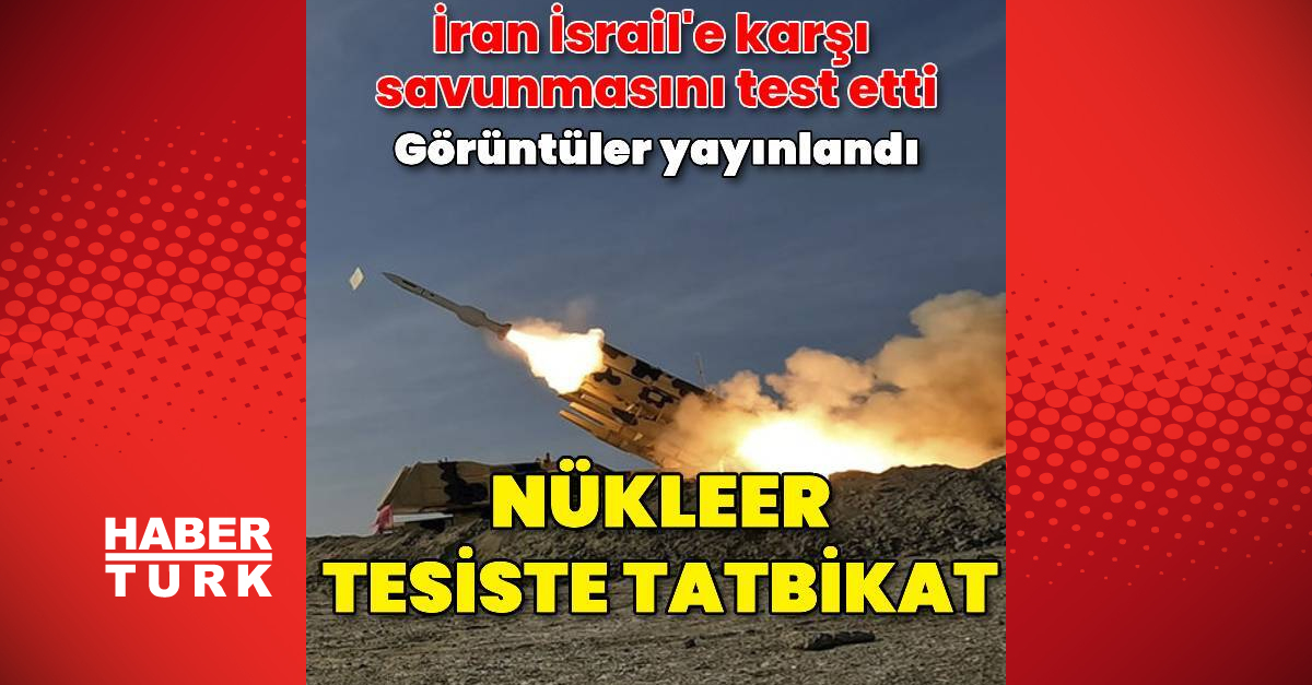 İran, nükleer tesiste hava savunma tatbikatı düzenledi