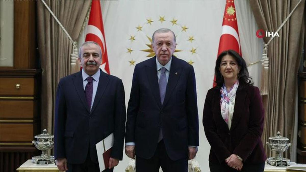 SON DAKİKA… Cumhurbaşkanı Erdoğan, DEM Parti heyetini kabul etti